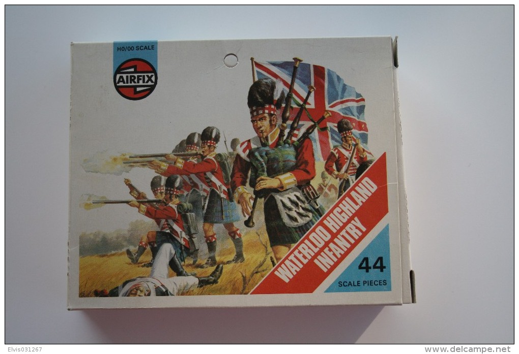 Airfix Waterloo Highland Infantry, Scale HO/OO, Vintage - Figurines