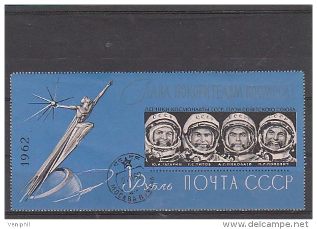 URSS -TIMBRE N° 2601 -OBLITERE -COSMONAUTES SOVIETIQUES -ANNEE 1962 - Rusia & URSS