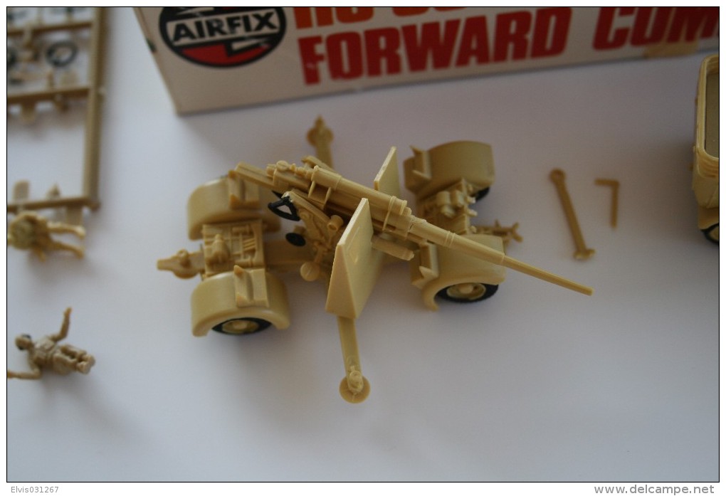 Vintage MODEL KIT : Airfix Forward Command Post + Extra's, Scale HO/OO, Vintage - Figurines