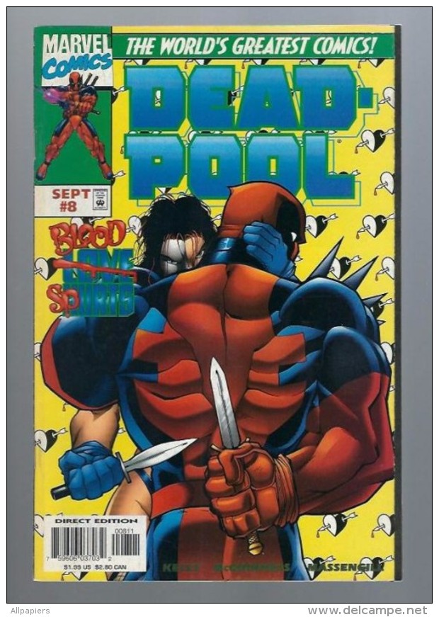 Dead Pool Vol 1 N°8 We Don't Need Another Hero - Deadlines De 1997 - Marvel