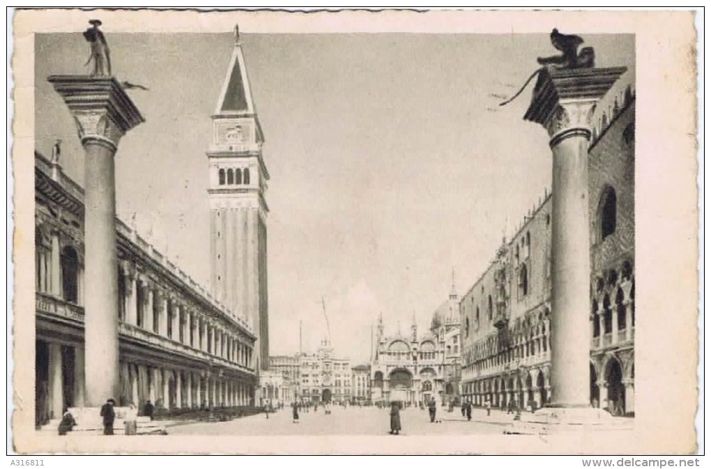 Cpa   VANEZIA PIAZZETTA S MARCO E CAMPANILE - Venezia