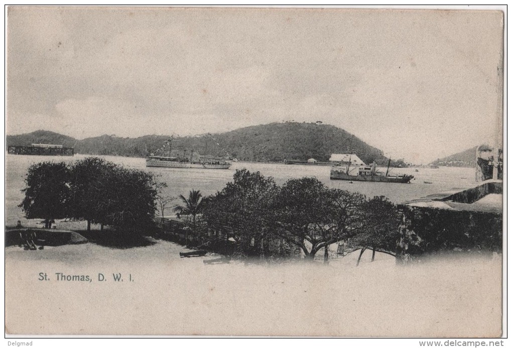 CPA Saint THOMAS Virgin Islands Danish West Indies Lightbourn´s Series 8 - Vierges (Iles), Amér.