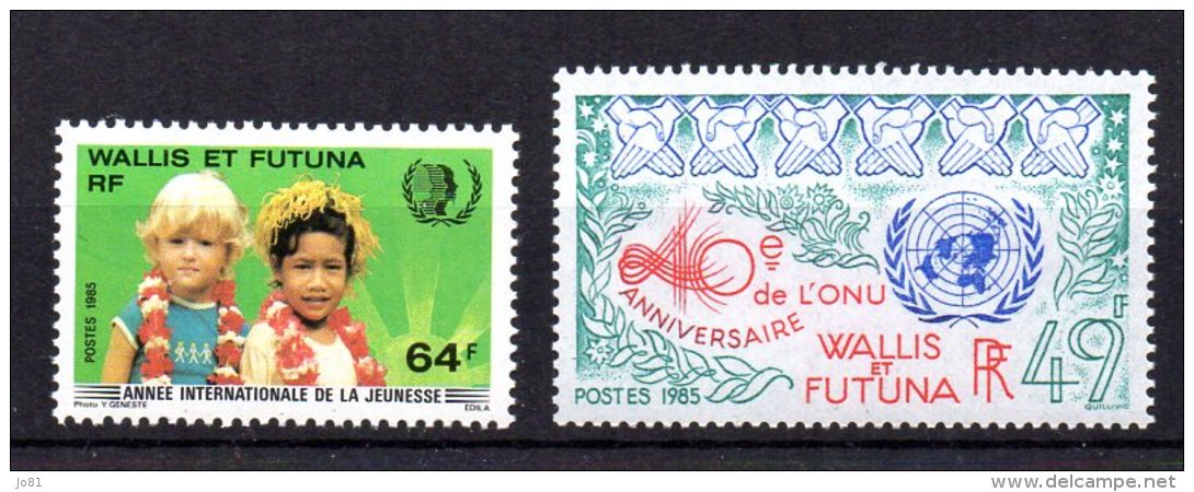 Wallis Et Futuna YT 331-332 XX/MNH - Unused Stamps