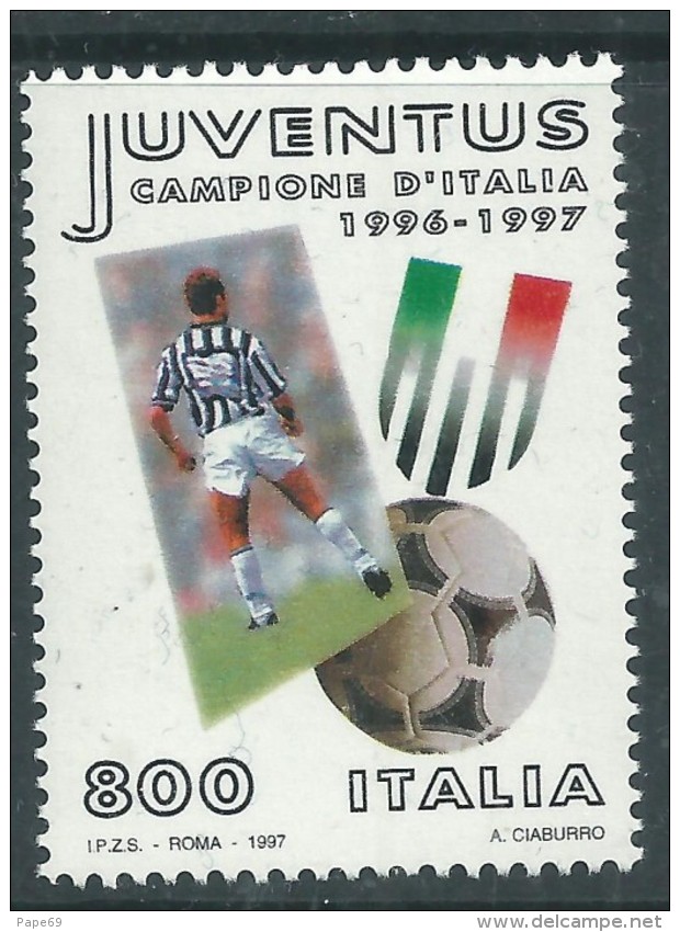 Italie N° 2243 XX  Championnat National De Football La Saison 1995 / 96, Sans Charnière, TB - Neufs