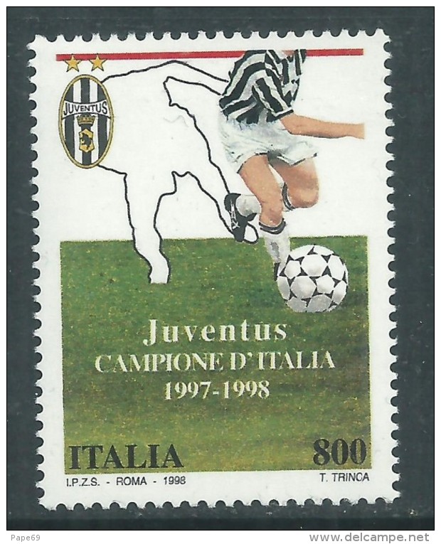 Italie N° 2301 XX  Championnat National De Football La Saison 1997 / 98, Sans Charnière, TB - Neufs