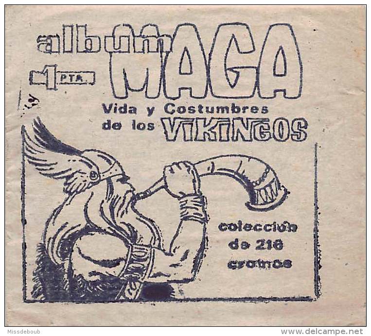 Vida Y Costumbres De Los Vikingos - Editorial Maga 1965 -  Lote De 3 Sobres Sin Abrir - Vers Los 6 Scan - Otros & Sin Clasificación