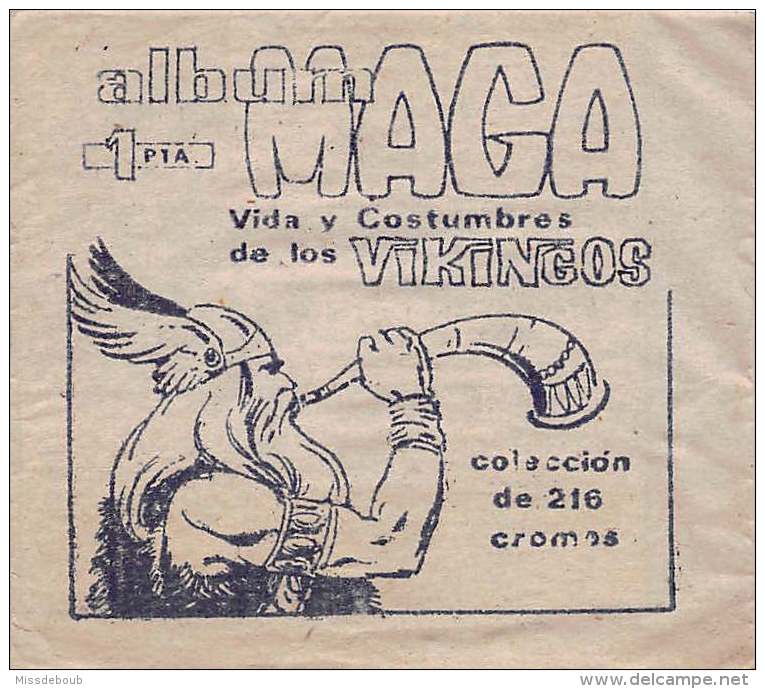 Vida Y Costumbres De Los Vikingos - Editorial Maga 1965 -  Lote De 3 Sobres Sin Abrir - Vers Los 6 Scan - Otros & Sin Clasificación