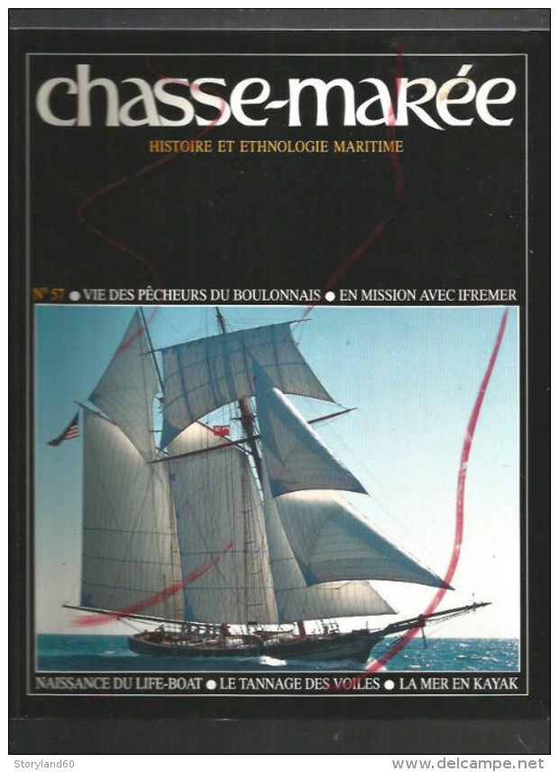 Revue Chasse Marée N°57 , Vie Des Pécheurs Du Boulonnais , En Mission Avec Ifremer , Naissance Du Life-boat - Boten