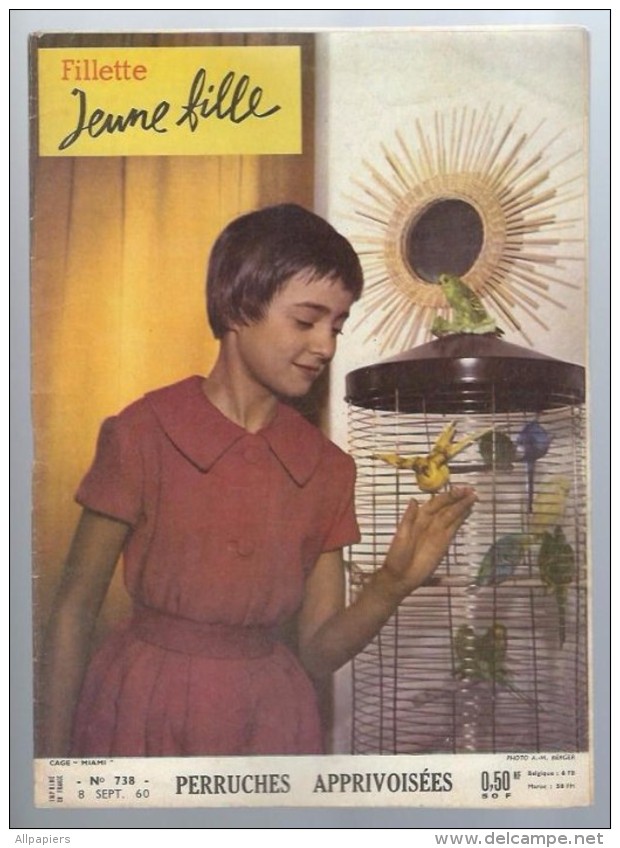 Fillette Jeune Fille N°738 Karl Heinz Bohm - Le Bonheur D'un Oiseau -  Diététicienne - Joli Teint, Jolies Mains De 1960 - Fillette