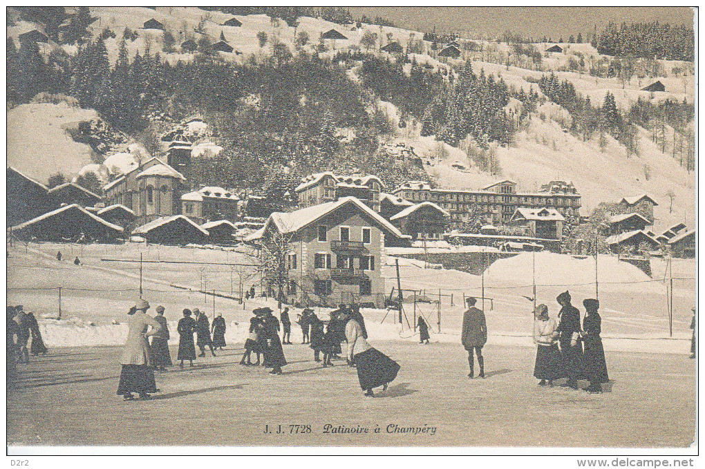 PATINOIRE A CHAMPERY - ANIMEE - N/CIRC - TB - Champéry