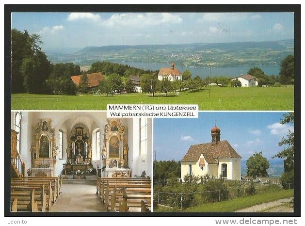 MAMMERN TG Restaurant Wallfahrtskirche KLINGENZELL Am Untersee 1997 - Mammern