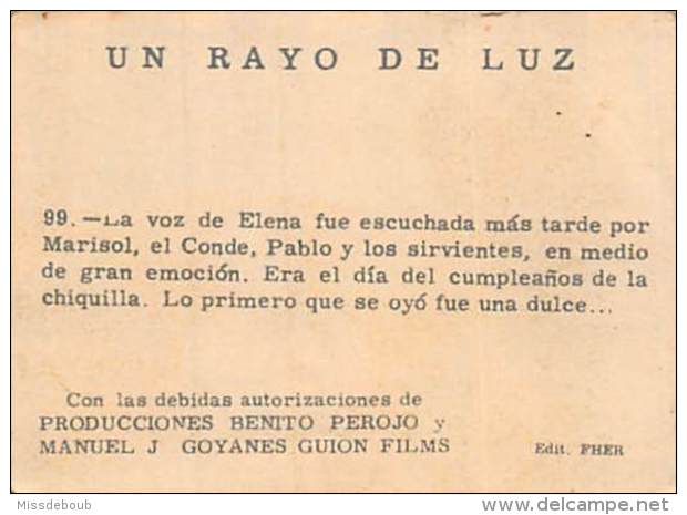 MARISOL  UN RAYO DE LUZ - Lote 13 Cromos N° 4,24,35,37,39,53,64,66,79,85,99,139,140 -  Editorial Fher 1960 - Sin Pegar - - Otros & Sin Clasificación