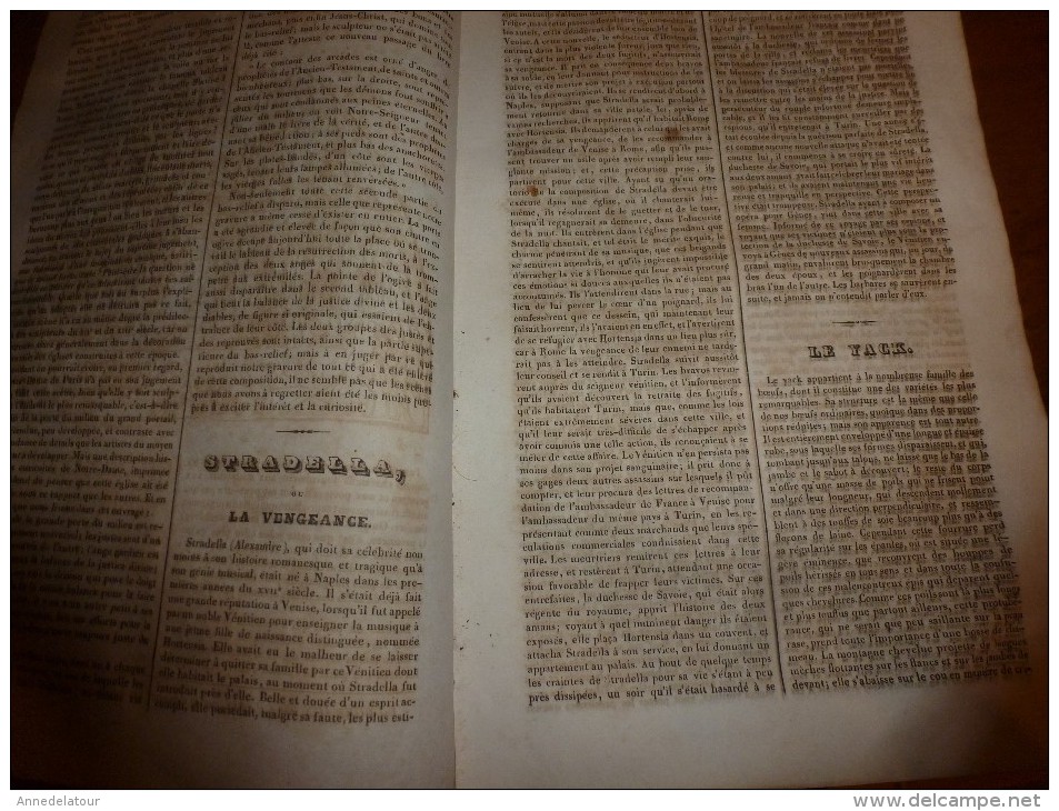 1835 LM :Jugement Dernier à ND De Paris;STRADELLA-la-VENGEANCE De Naples;Totems Indiens;Le SON;Dégradation De Noblesse - Autres & Non Classés