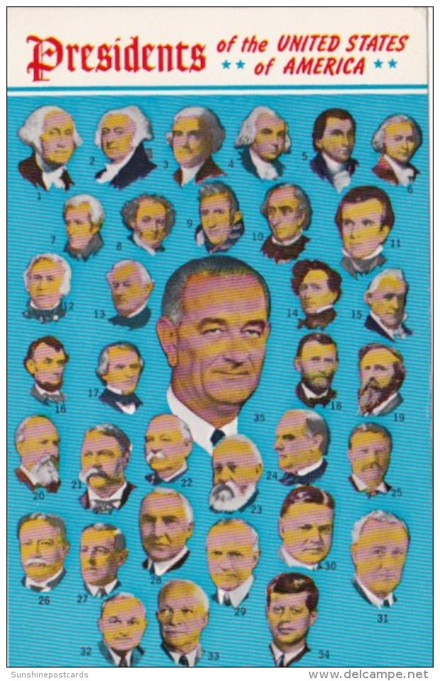 36 Presidents Of The United States Of America - Presidenten