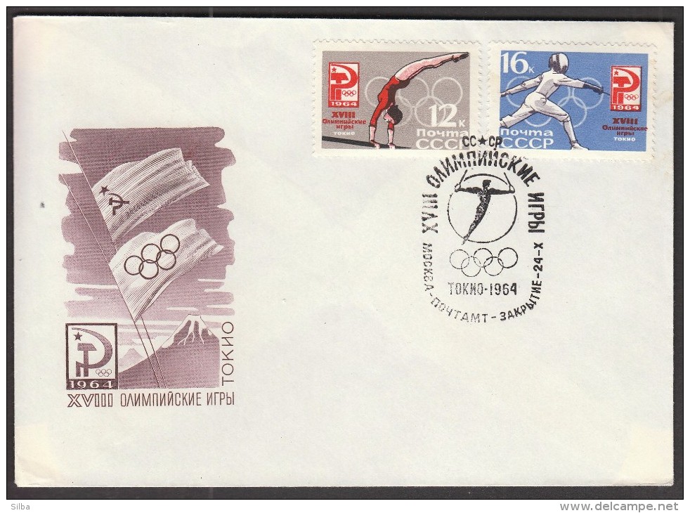 USSR Moscow 1964, Olympic Games Tokyo 1964 / Gymnastics, Fencing - Zomer 1964: Tokyo