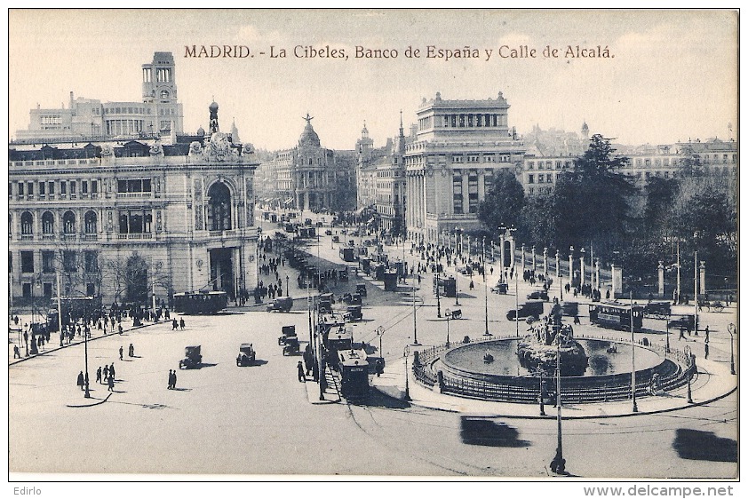 MADRID  La Cibeles Banco De Espana - Unused TTB - Madrid