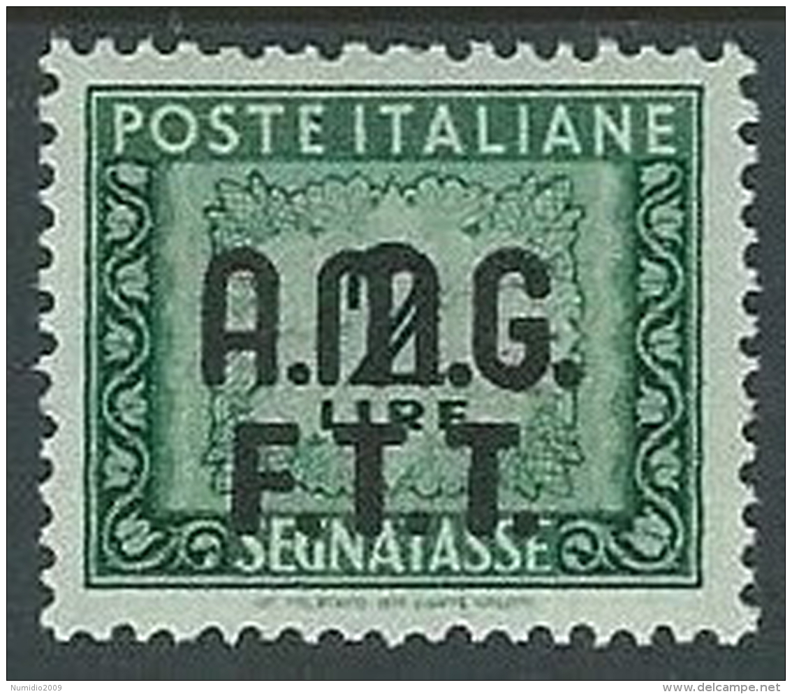 1947-49 TRIESTE A SEGNATASSE 2 LIRE MH * - G162 - Postage Due