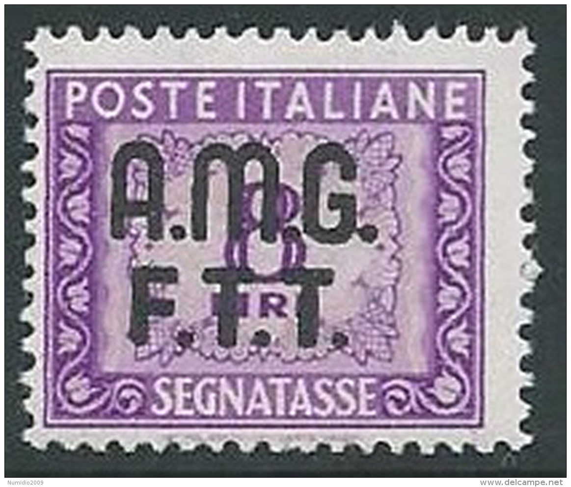 1947-49 TRIESTE A SEGNATASSE 8 LIRE MNH ** - G162 - Taxe