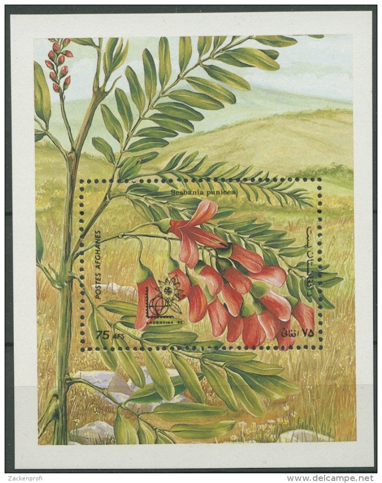 Afghanistan 1985 Südamerikanische Pflanzen Block 78 Postfrisch (C26479) - Afghanistan