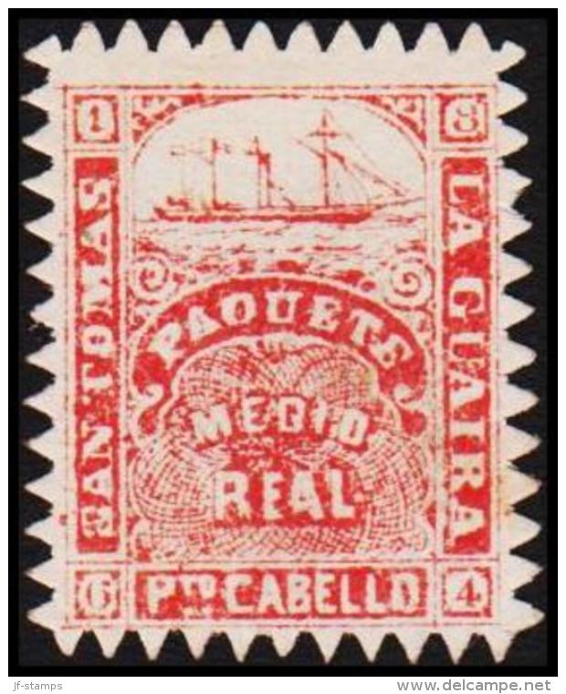 1864. SAN TOMAS LA GUIRA Pto CABELLO. PAQUETE MEDIO REAL.  (Michel: FACIT LG 5) - JF193826 - Deens West-Indië