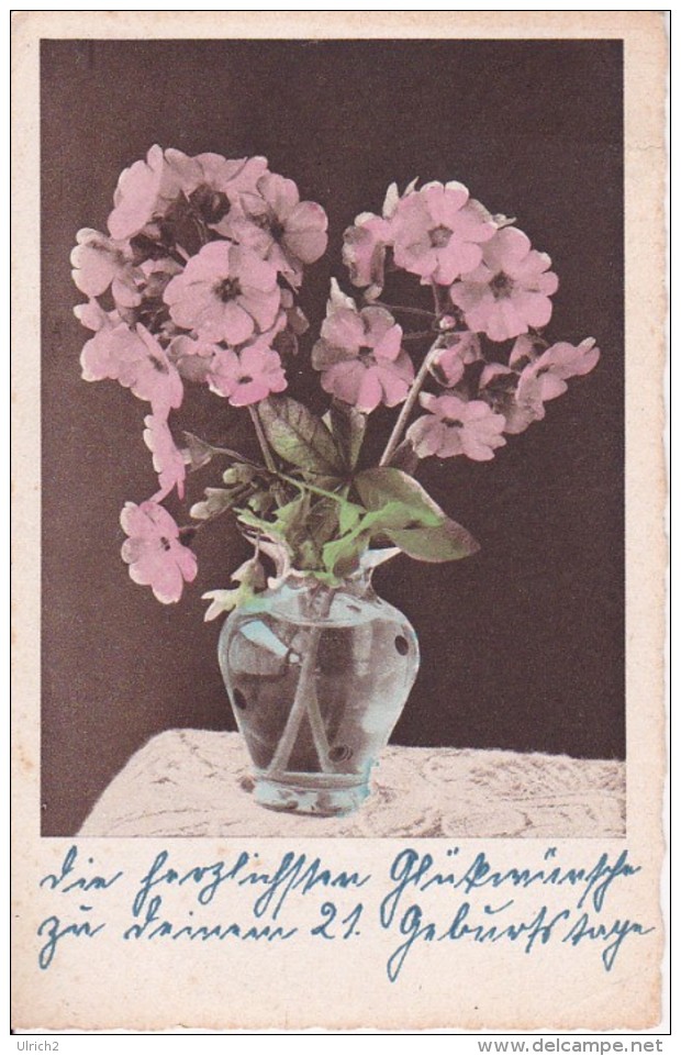 AK Vase Mit Blumen - Ca. 1915  (22549) - Blumen
