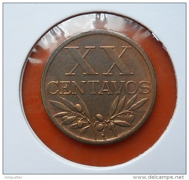 Portugal XX Centavos 1951 AUNC - Portugal