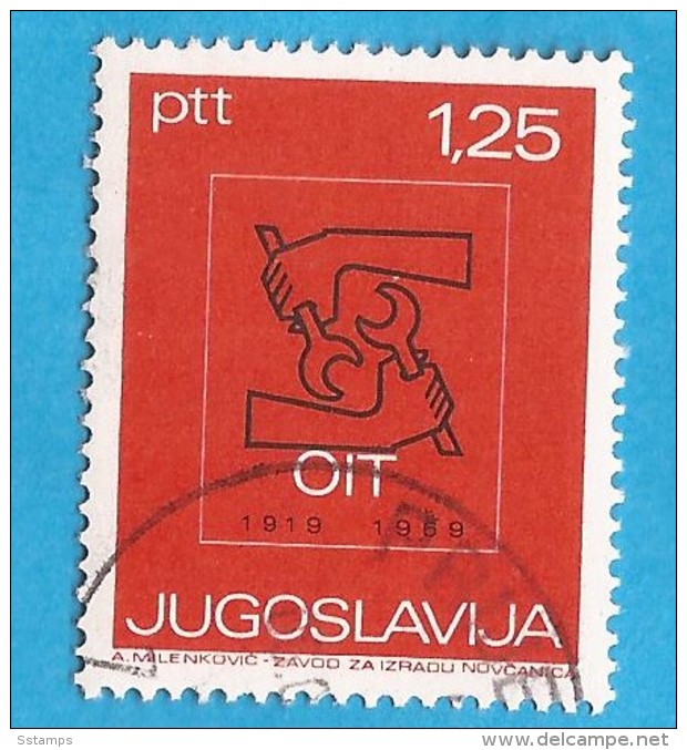 1969  1317  ILO ARBEITSORGANISATION  JUGOSLAVIJA JUGOSLAWIEN  USED - Neufs