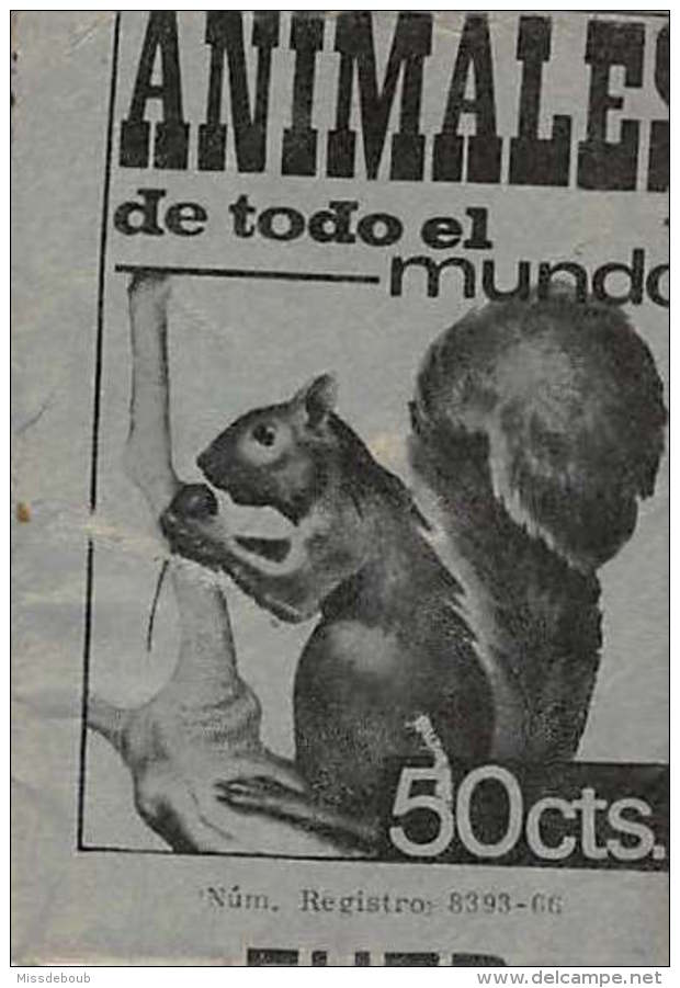 ANIMALES DE TODO EL MUNDO - 1 Sobre Y Lote De 14 Cromos Repetidos -  Editorial Fher. 1967 - Sin Pegar - - Otros & Sin Clasificación