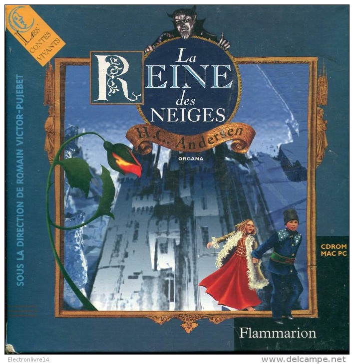 Cd Pour Cdrom Et Mac Pc Das Coffret La Reine Des Neiges Andersen Ed Flammarion - Other Audio Books