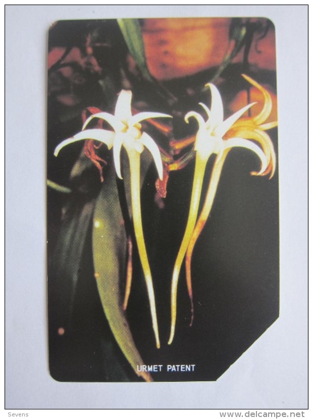 Urmet Phonecard,SRL-18 Orchids,used - Sierra Leone