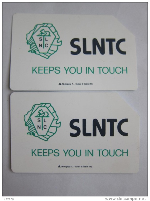 Urmet Phonecard,SRL-02,03 The First Issued SLNTC Logo,two Cards,used - Sierra Leone