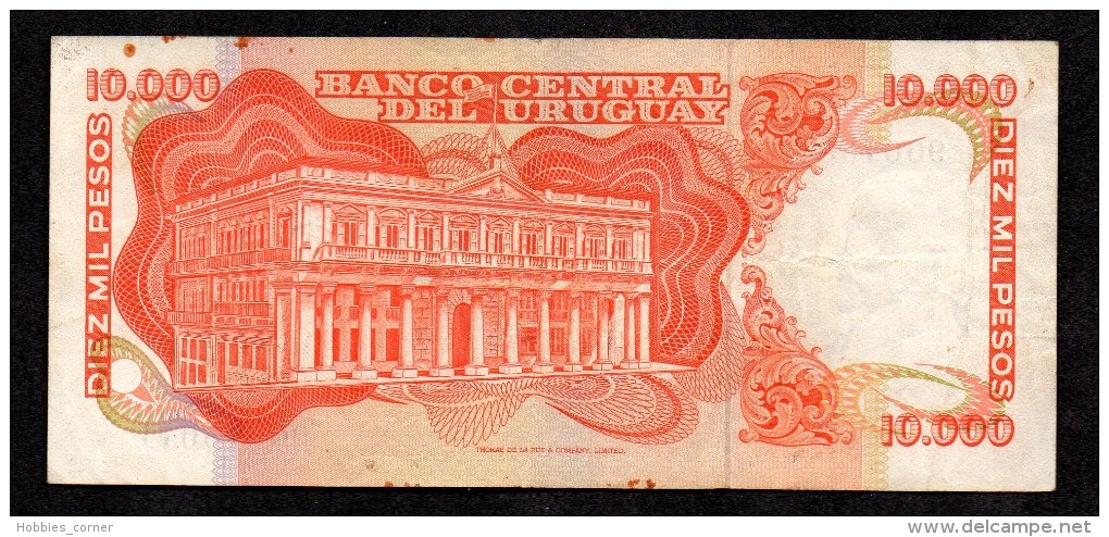 HC - ND (1974) URUGUAY 10.000 PESOS SERIE C -  REPLACEMENT - Uruguay