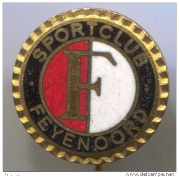 FOOTBALL / SOCCER / FUTBOL / CALCIO - FC FEYENOORD, Holland Netherlands, Vintage Pin  Badge, Enamel - Calcio