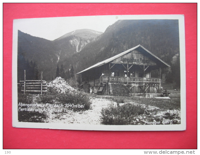 Alpengasthaus Pletzach 1040 M Bei Pertisau Am Achensee - Achenseeorte