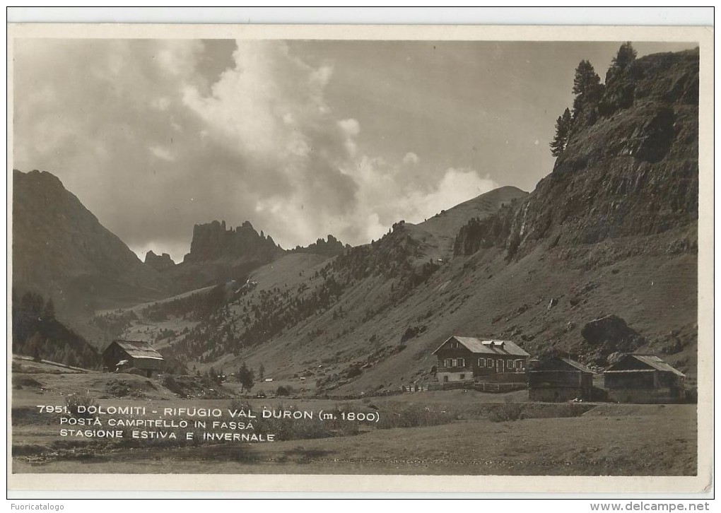 POSTA CAMPITELLO IN FASSA (TRENTO) RIFUGIO VAL DURON  -FP - Trento