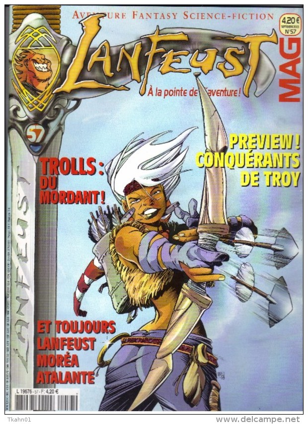 LANFEUST-MAG  N ° 57   REVUE B-D  AVENTURE  FANTASY SCIENCE-FICTION - Lanfeust De Troy