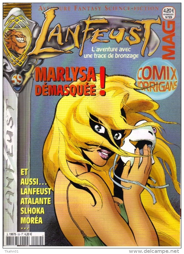 LANFEUST-MAG  N ° 59   REVUE B-D  AVENTURE  FANTASY SCIENCE-FICTION - Lanfeust De Troy