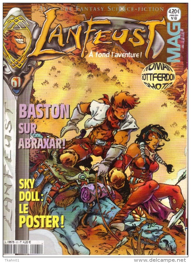 LANFEUST-MAG  N ° 61   REVUE B-D  AVENTURE  FANTASY SCIENCE-FICTION - Lanfeust De Troy