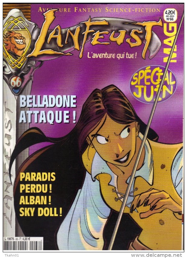 LANFEUST-MAG  N ° 66   REVUE B-D  AVENTURE  FANTASY SCIENCE-FICTION - Lanfeust De Troy