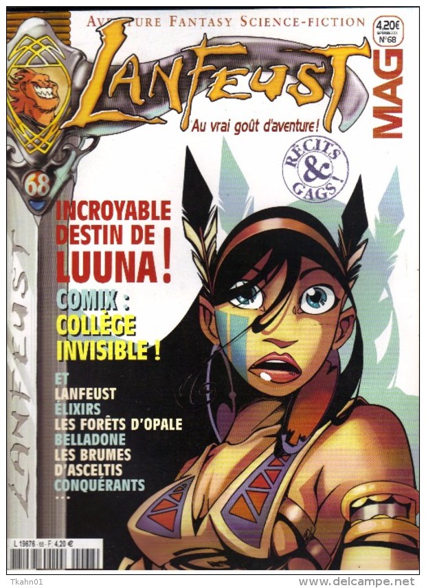 LANFEUST-MAG  N ° 68   REVUE B-D  AVENTURE  FANTASY SCIENCE-FICTION - Lanfeust De Troy