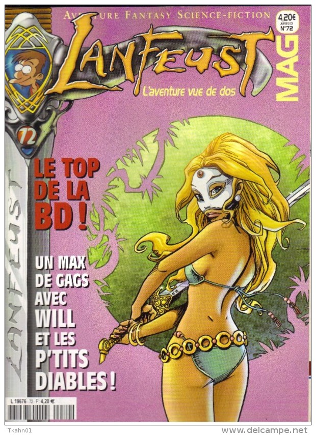 LANFEUST-MAG  N ° 72   REVUE B-D  AVENTURE  FANTASY SCIENCE-FICTION - Lanfeust De Troy