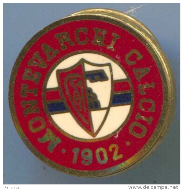 FOOTBALL / SOCCER / FUTBOL / CALCIO - MONTEVARCHI CALCIO Aquila  Italy, Enamel Pin Badge Brooch - Calcio