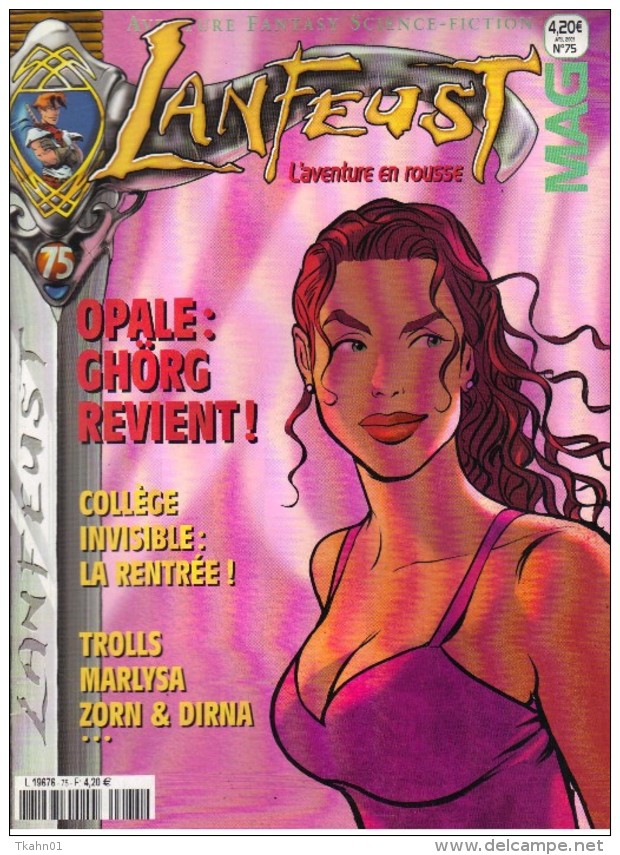 LANFEUST-MAG  N ° 75   REVUE B-D  AVENTURE  FANTASY SCIENCE-FICTION - Lanfeust De Troy