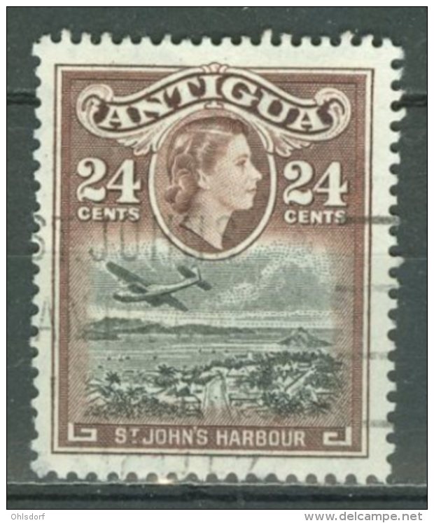ANTIGUA 1953-56: Sc 116 / YT 112, O - FREE SHIPPING ABOVE 10 EURO - 1858-1960 Colonie Britannique