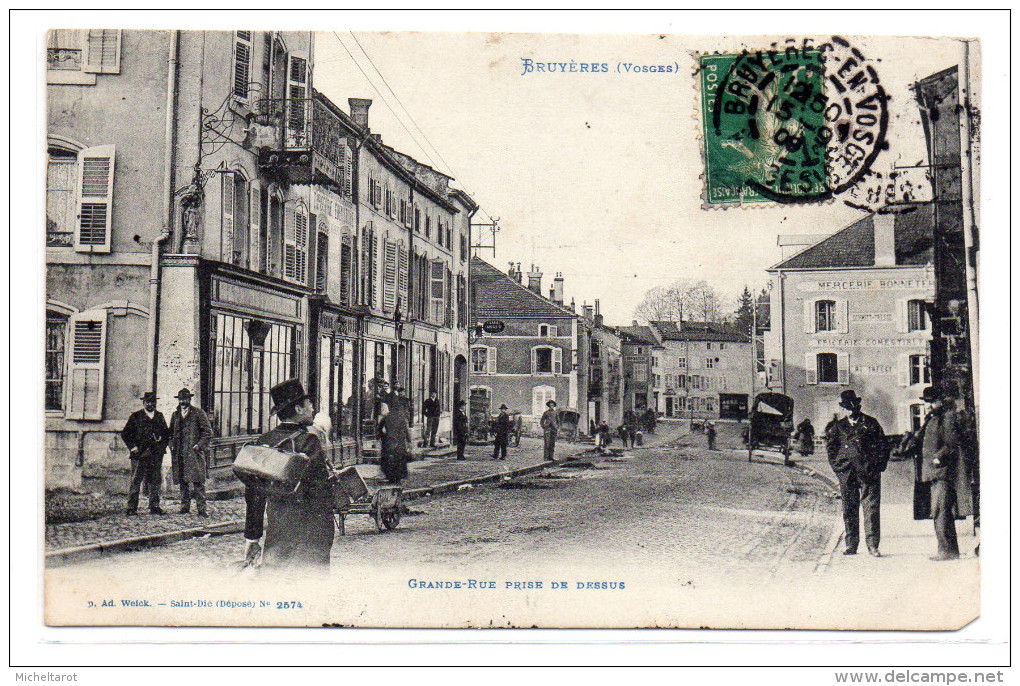 Vosges : Bruyères : Grande Rue - Bruyeres