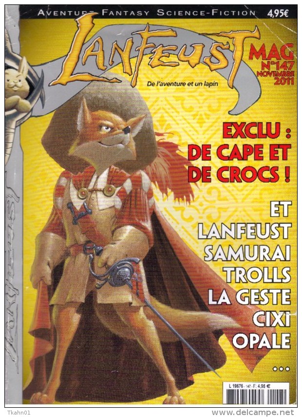 LANFEUST-MAG  N ° 147   REVUE B-D  AVENTURE  FANTASY SCIENCE-FICTION - Lanfeust De Troy