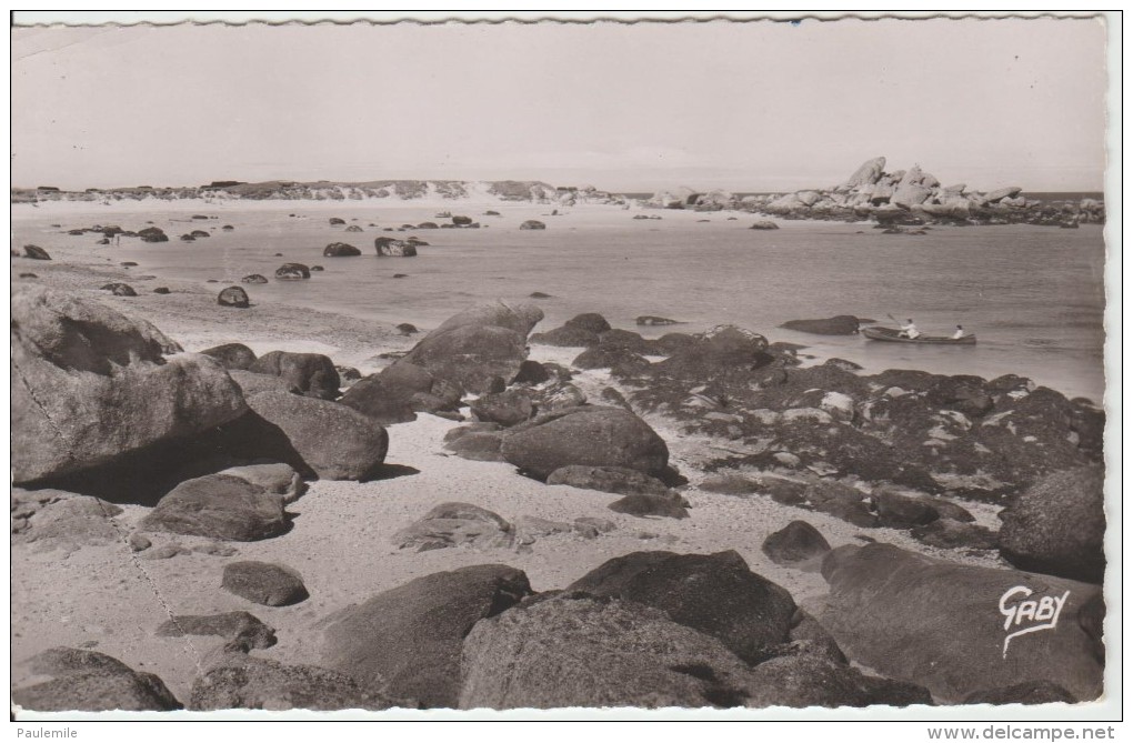 CPA FINISTERE BRIGNOGAN   ROCHERS CRAPAUDS  2 SCANS  ECRITE - Brignogan-Plage