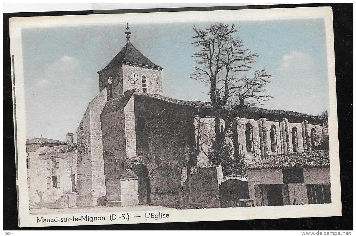 MAUZE SUR LE MIGNON - L'EGLISE    Hav109 - Mauze Sur Le Mignon