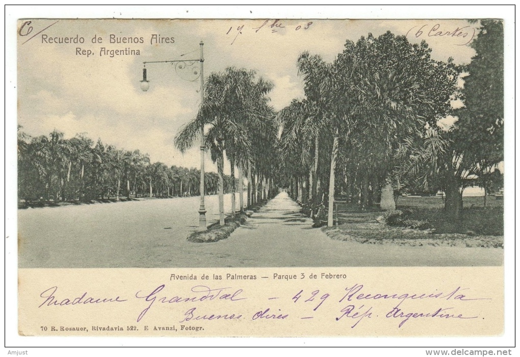 Argentine // Argentina //Buenos Aires, Avenida De Las Palmeras, Parque 3 De Febrero - Argentine