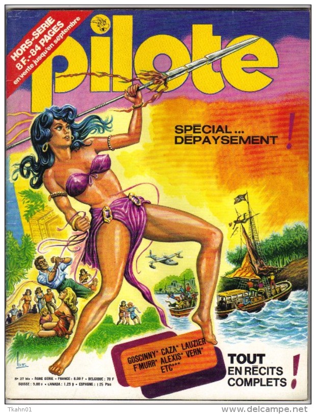 PILOTE H-S N° 37-BIS " SPECIAL  DEPAYSEMENT  " DE 1977 - Pilote